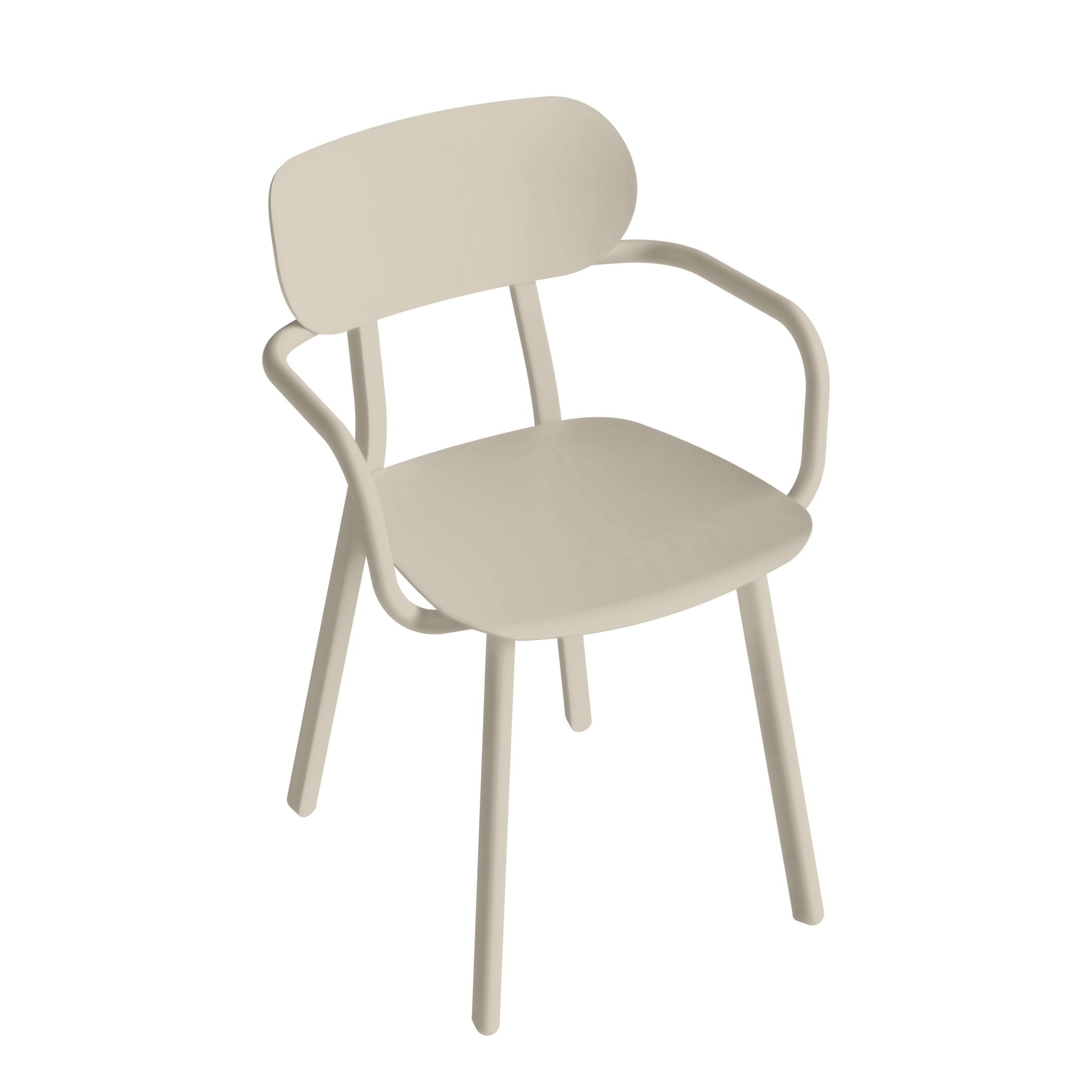 DAMONTI Aluminium Gartenstuhl Sand